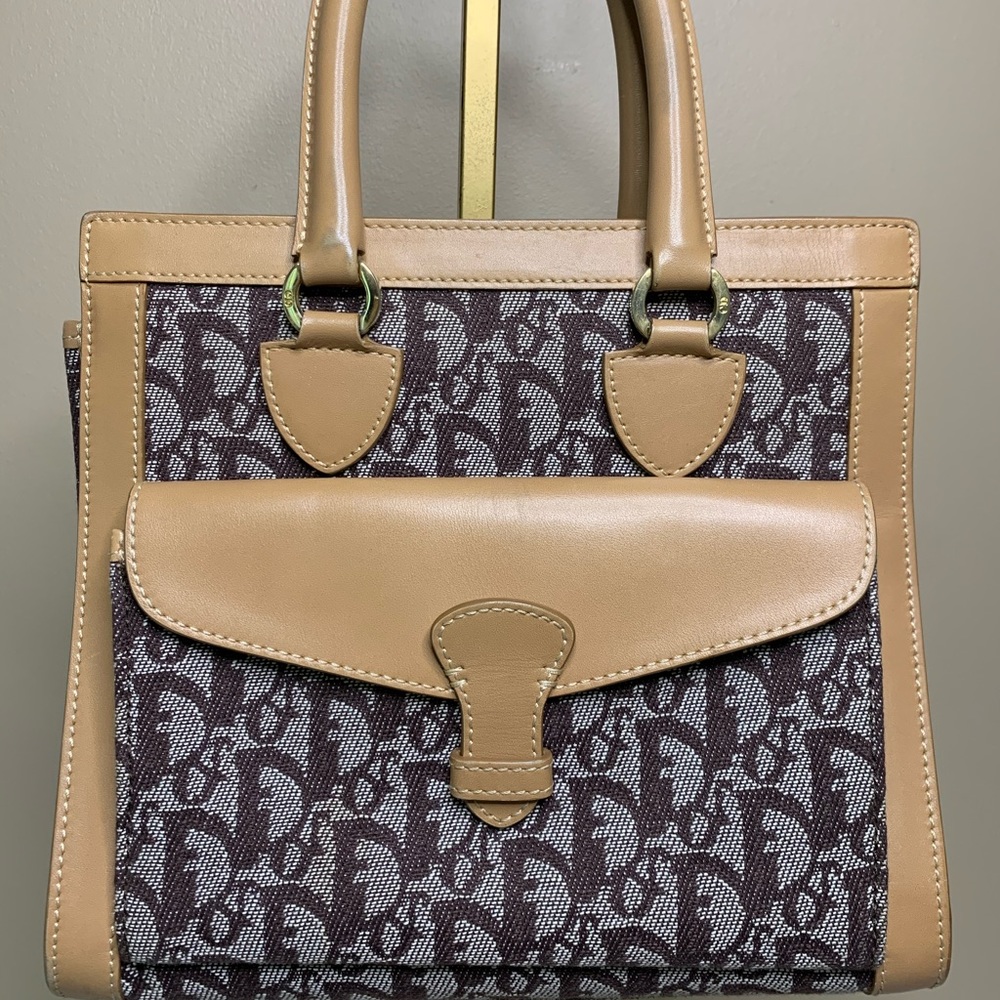 Vintage Christian Dior Trotter Tote Bag